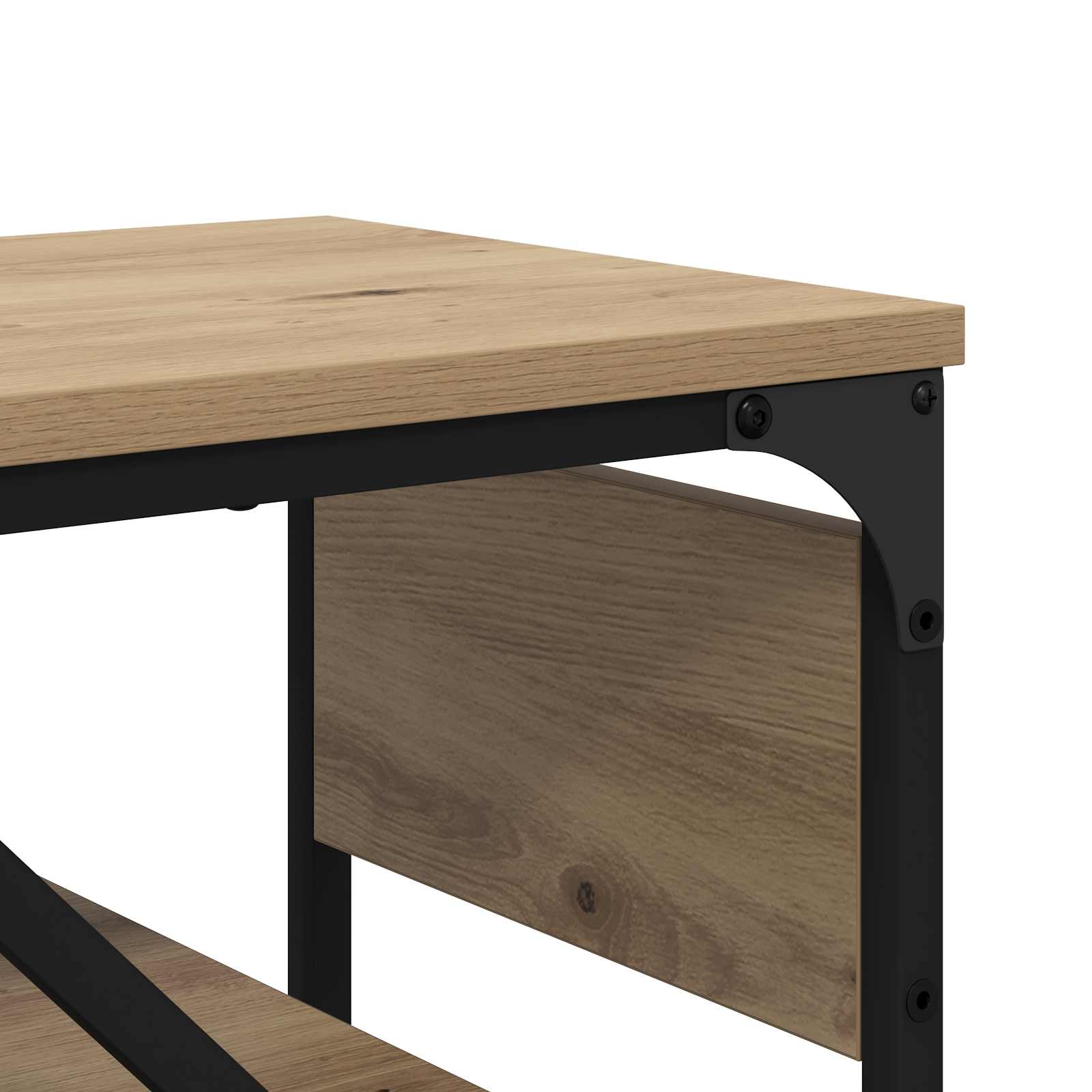 Konzolnistol Umjetnički hrast 105x30x75cm Konstruirano drvo