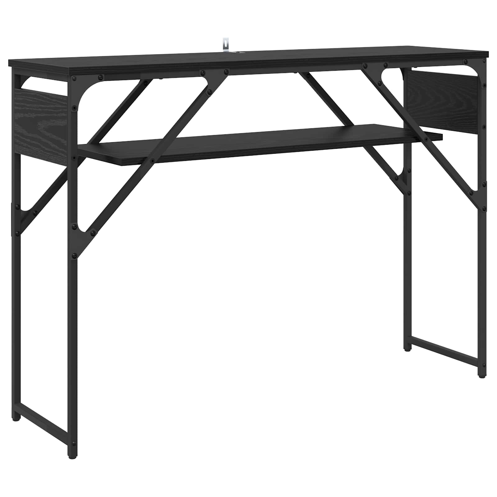 Konzolnistol Crni hrast 105x30x75cm Konstruirano drvo