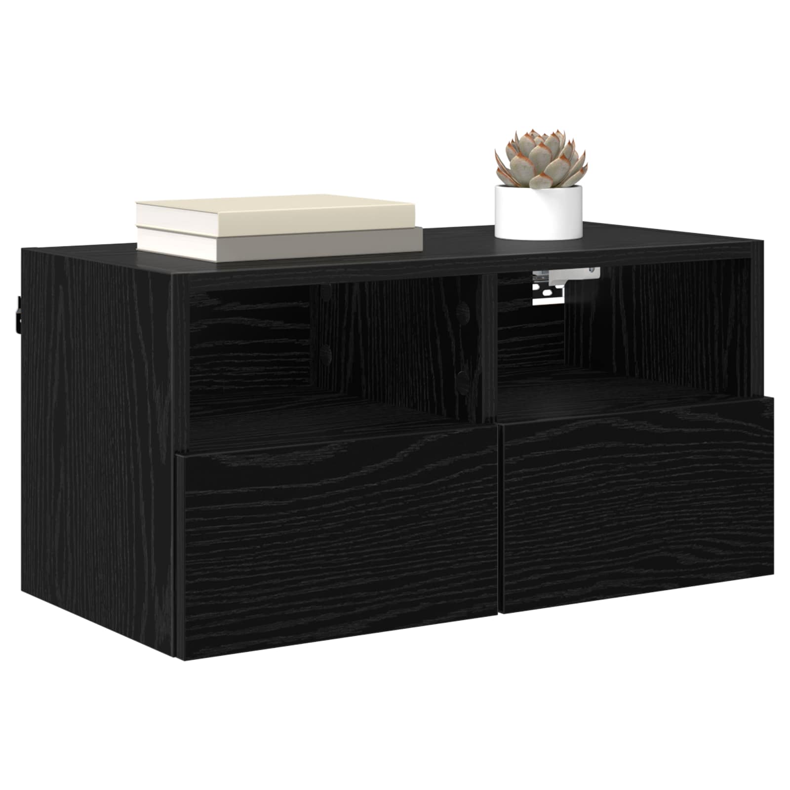 TV zidni ormar Crni hrast 60 x 30 x 30 cm Konstruirano drvo