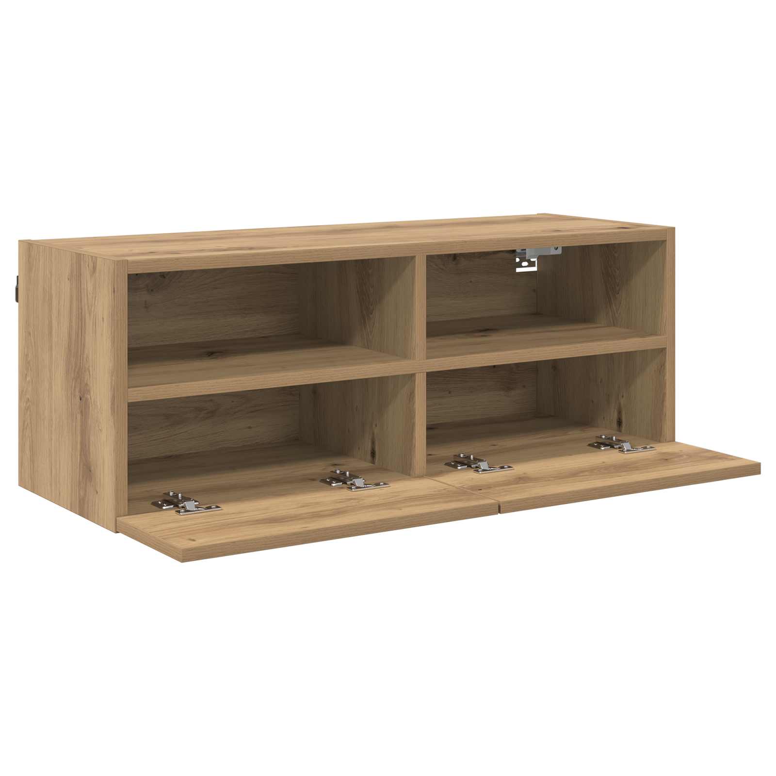 TV zidni ormari Zidne 2 pcs Umjetnički hrast 80 x 30 x 30 cm
