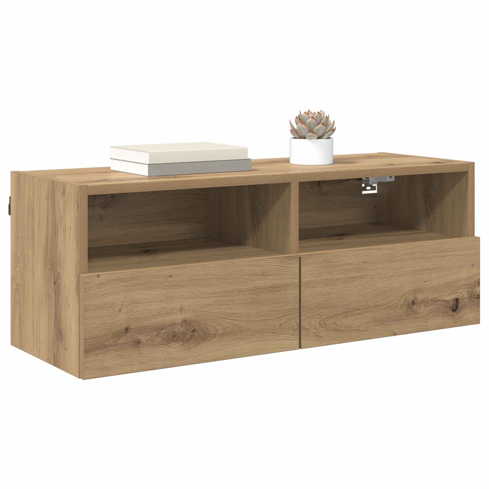 TV zidni ormari Zidne 2 pcs Umjetnički hrast 80 x 30 x 30 cm