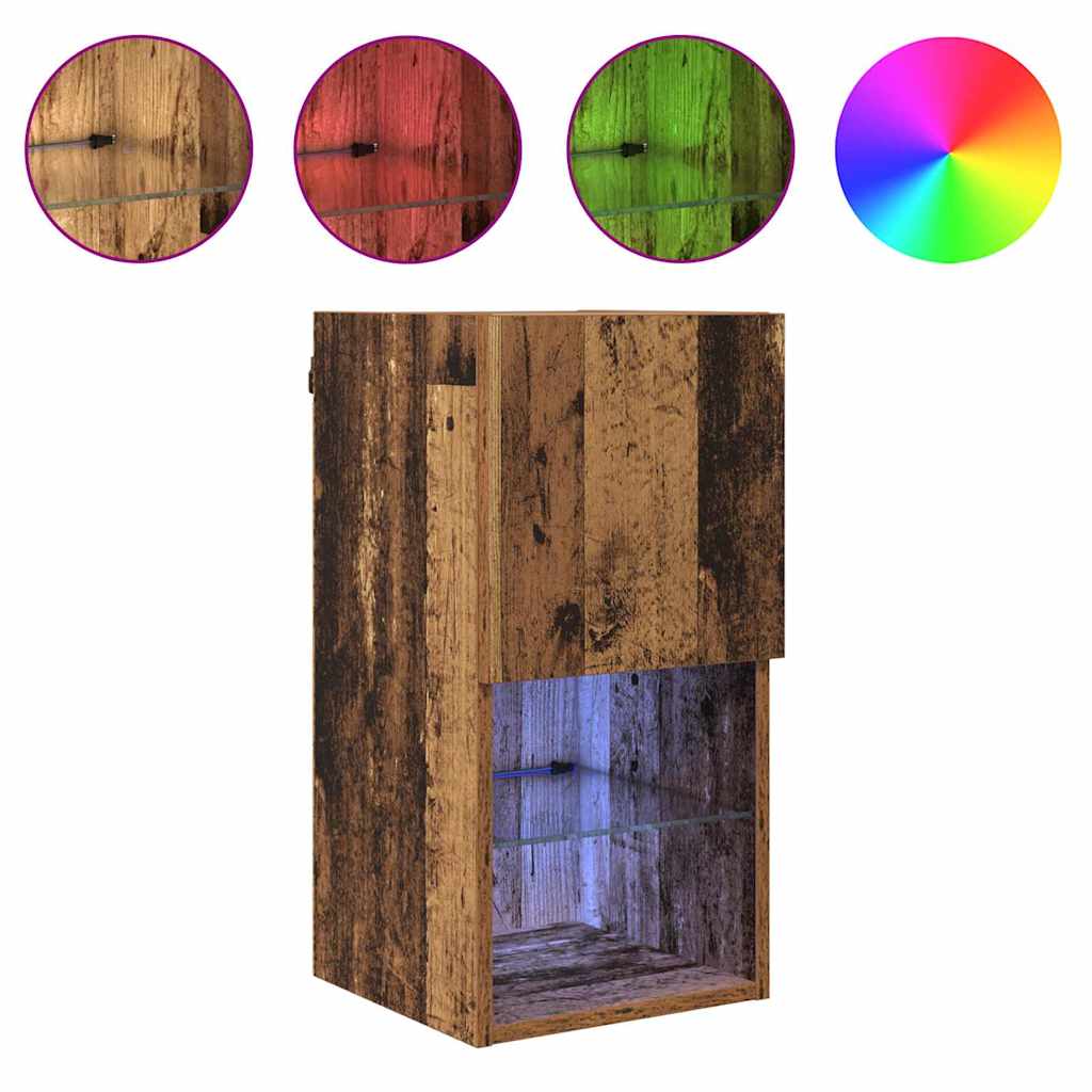 Zidni TV ormari Zidne 2 pcs Staro drvo 30,5 x 30 x 60 cm