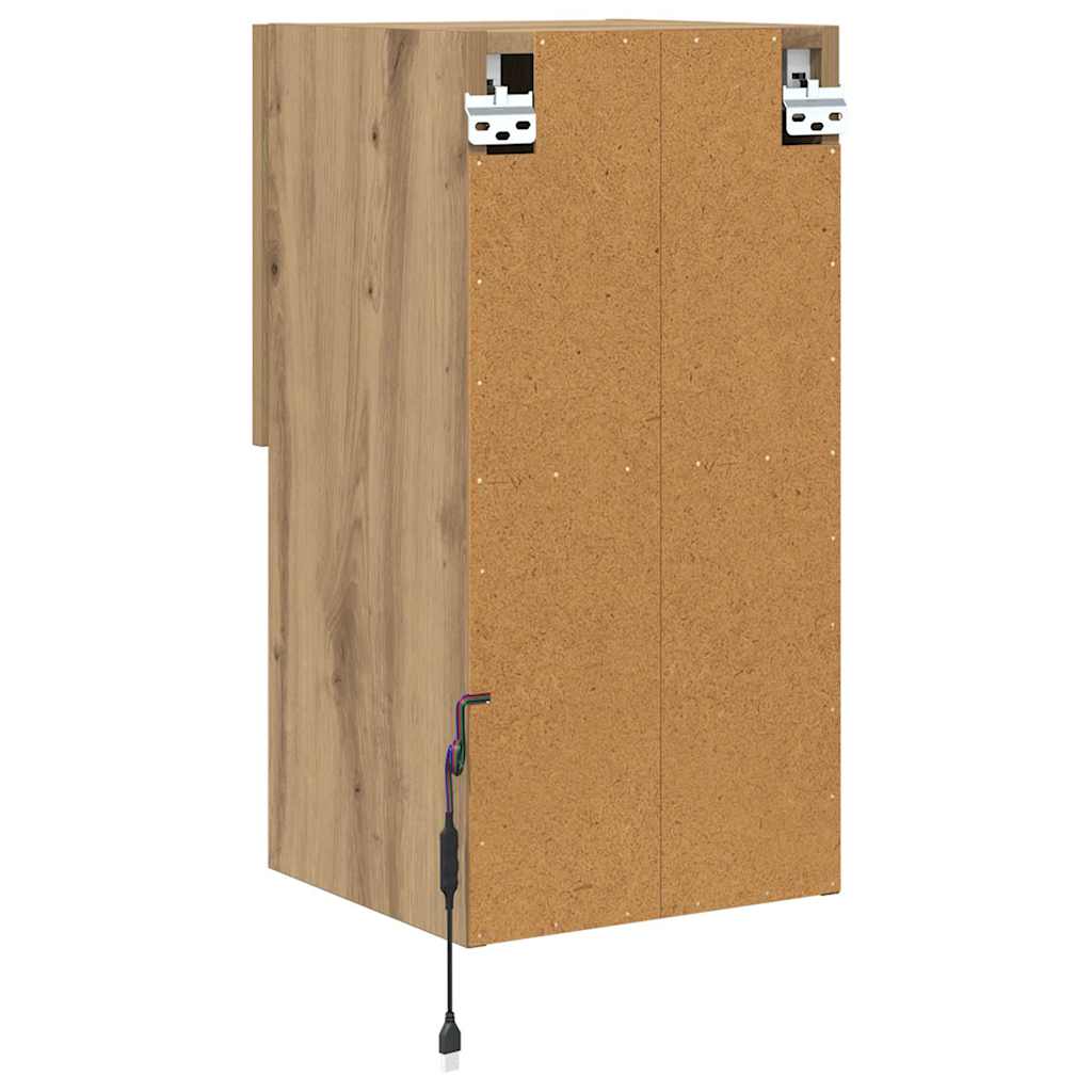 TV ormar za montažu na zid Umjetnički hrast 30,5 x 30 x 60 cm