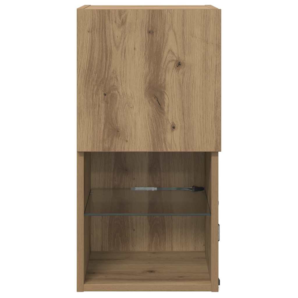 TV ormar za montažu na zid Umjetnički hrast 30,5 x 30 x 60 cm