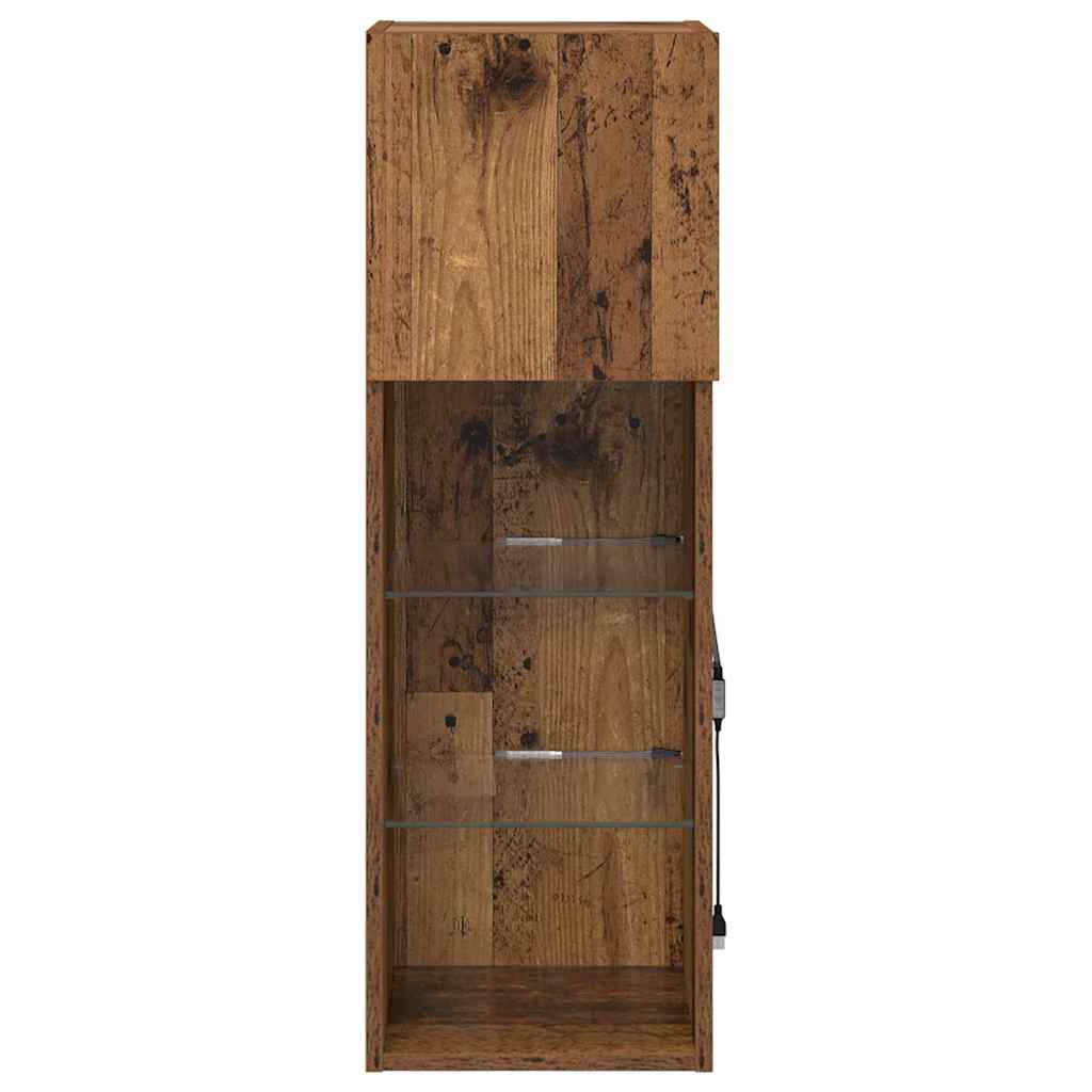 TV ormar za montažu na zid Zidne Staro drvo 30,5 x 30 x 90 cm