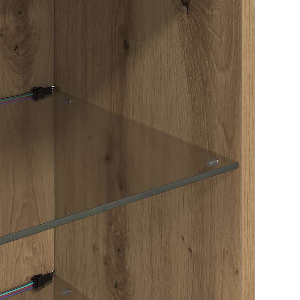 Zidni TV ormari Zidne 2 pcs Umjetnički hrast 30,5 x 30 x 90 cm