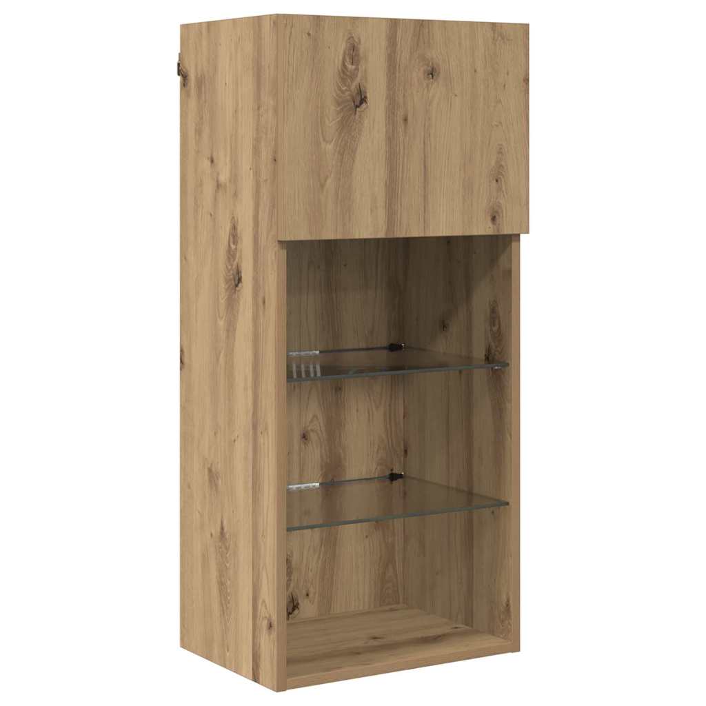 TV ormar za montažu na zid Umjetnički hrast 40,5 x 30 x 90 cm