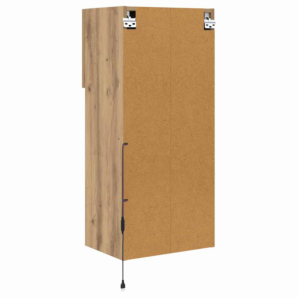 TV ormar za montažu na zid Umjetnički hrast 40,5 x 30 x 90 cm