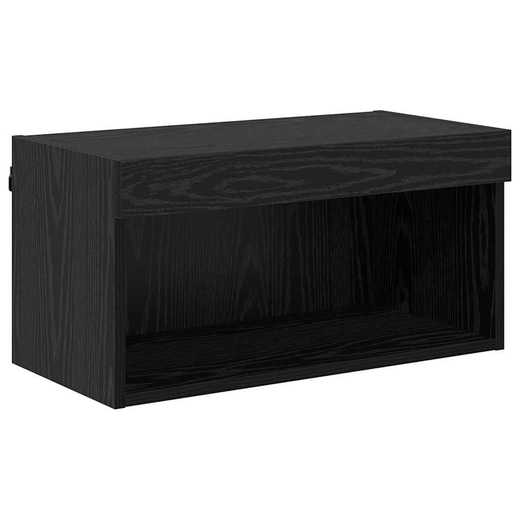 Set TV komoda Crni hrast 60 x 30 x 30 cm Konstruirano drvo