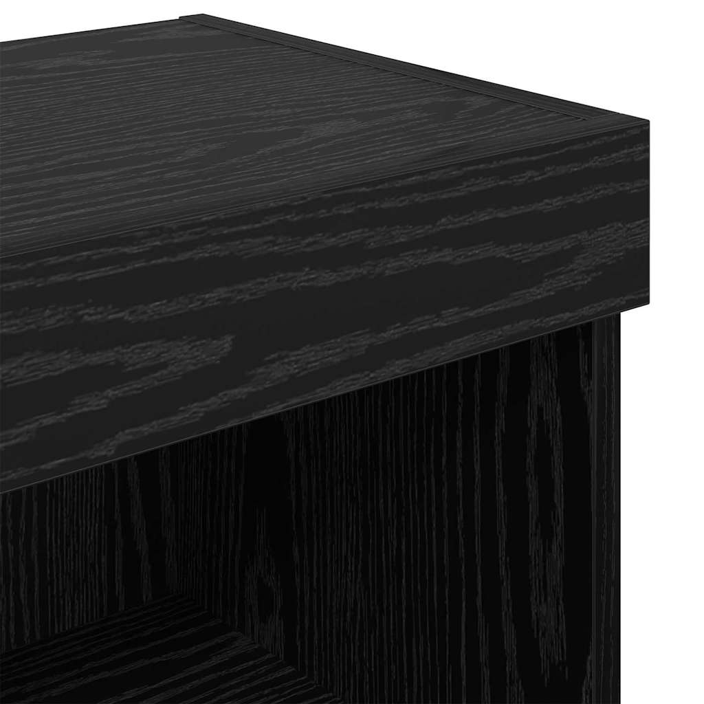 TV zidni ormar Crni hrast 100 x 30 x 30 cm Konstruirano drvo