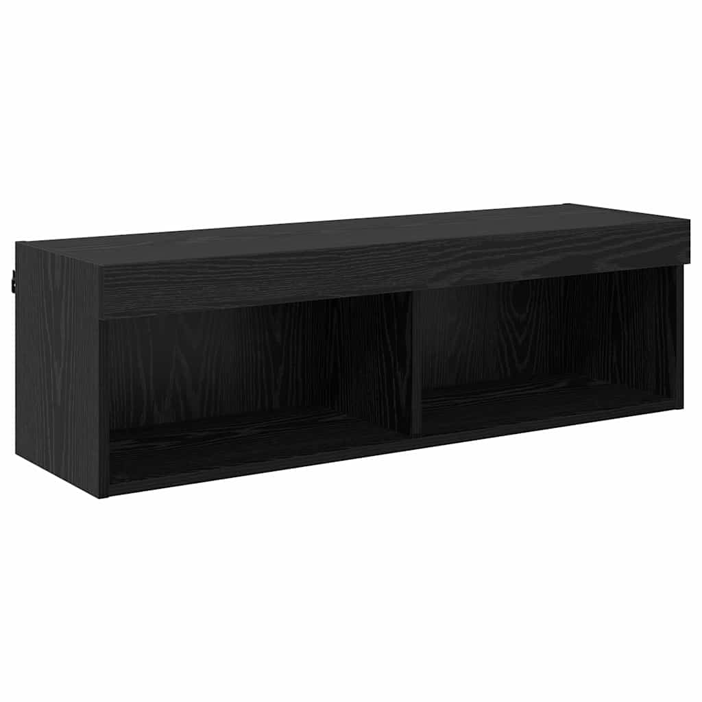 TV zidni ormar Crni hrast 100 x 30 x 30 cm Konstruirano drvo