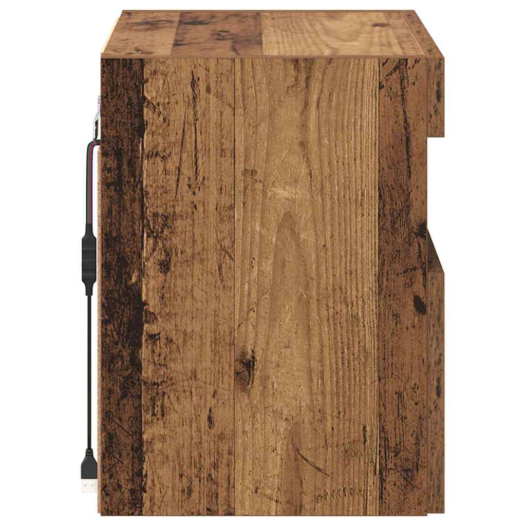 TV zidni ormar Staro drvo 40 x 30 x 40 cm Konstruirano drvo