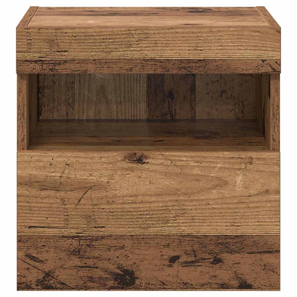 TV zidni ormari Zidne 2 pcs Staro drvo 40 x 30 x 40 cm