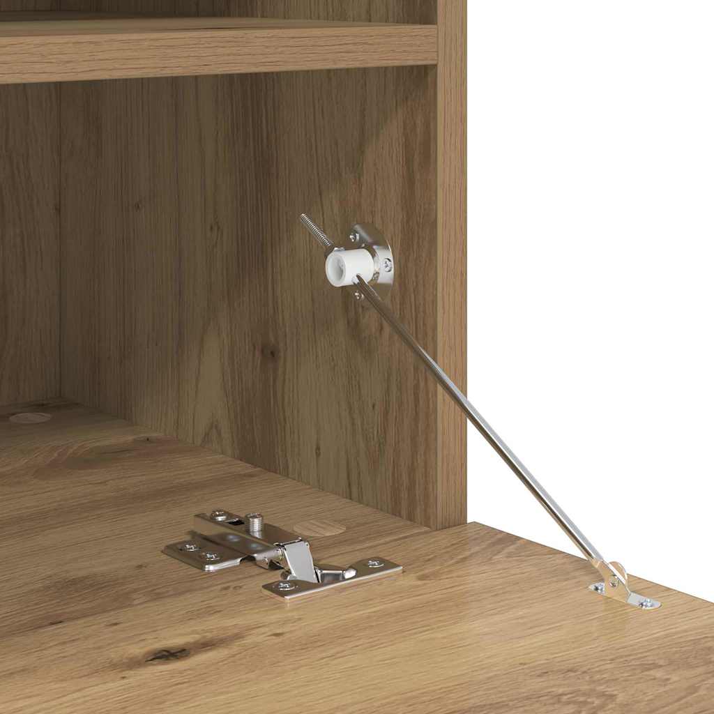 TV zidni ormar s LED svjetlima Umjetnički hrast 40 x 30 x 40 cm