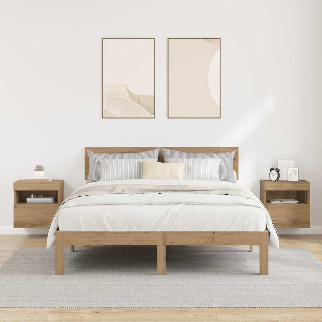 TV zidni ormari Zidne 2 pcs Umjetnički hrast 40 x 30 x 40 cm