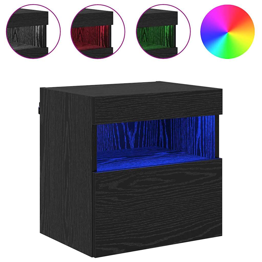 TV zidni ormar Crni hrast 40 x 30 x 40 cm Konstruirano drvo
