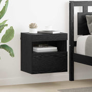 TV zidni ormari Zidne 2 pcs Crni hrast 40 x 30 x 40 cm