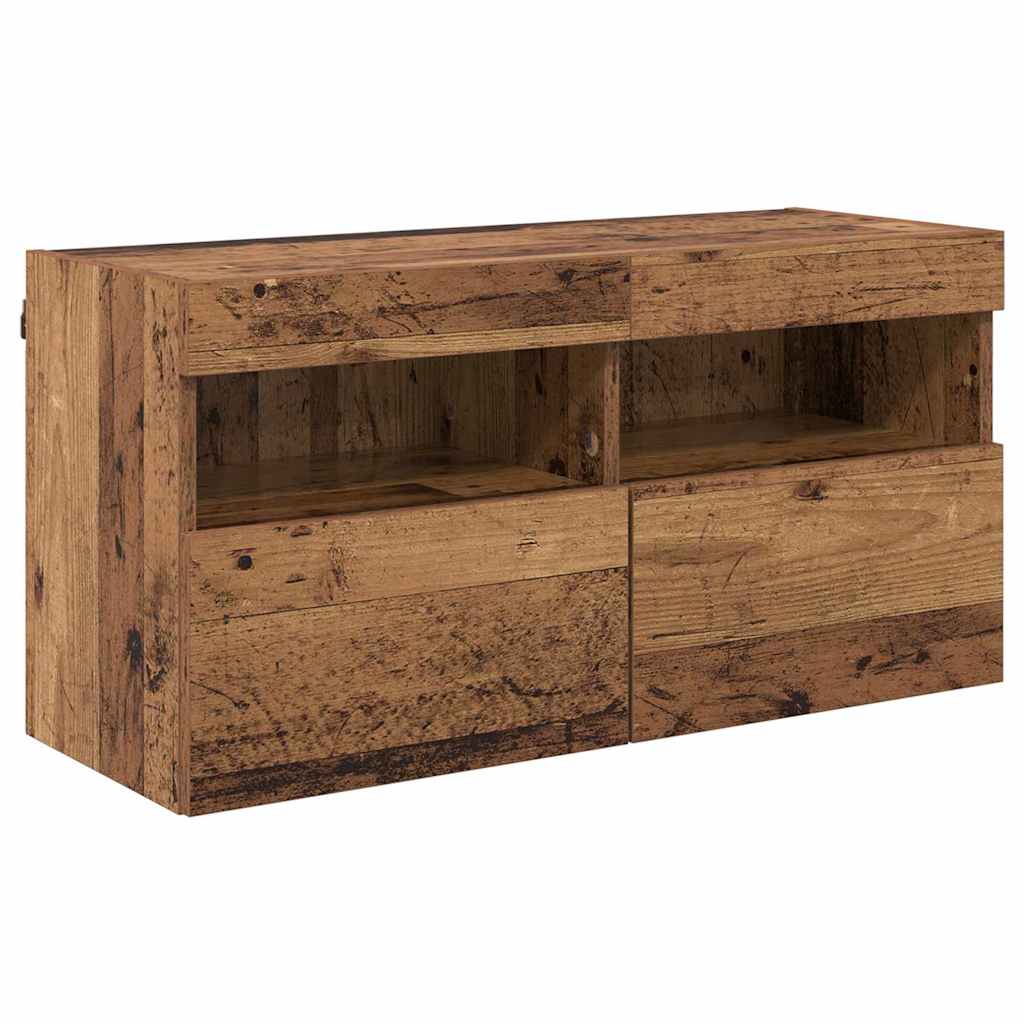 TV zidni ormar Staro drvo 80 x 30 x 40 cm Konstruirano drvo