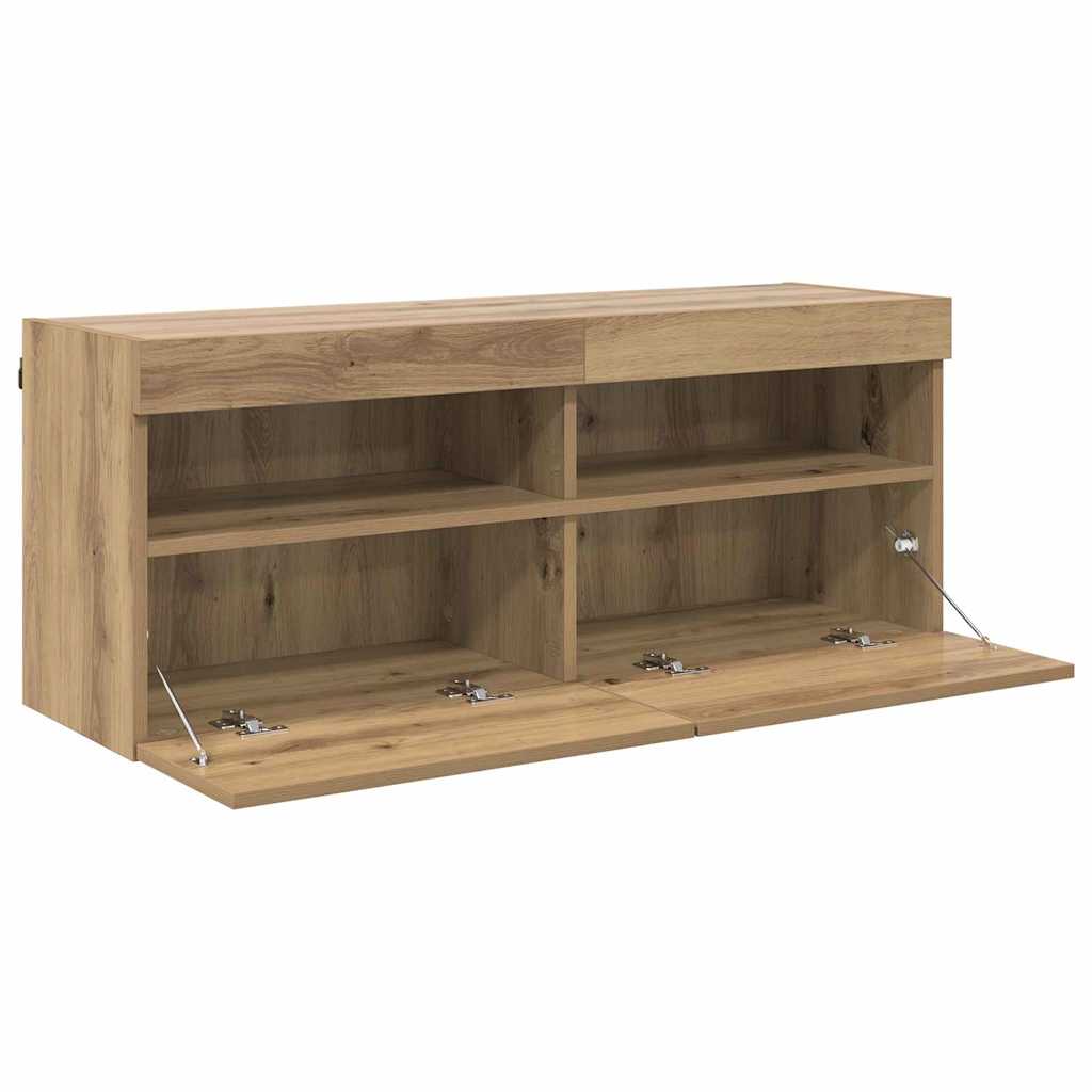 TV zidni ormar Zidne Umjetnički hrast 100 x 30 x 40 cm
