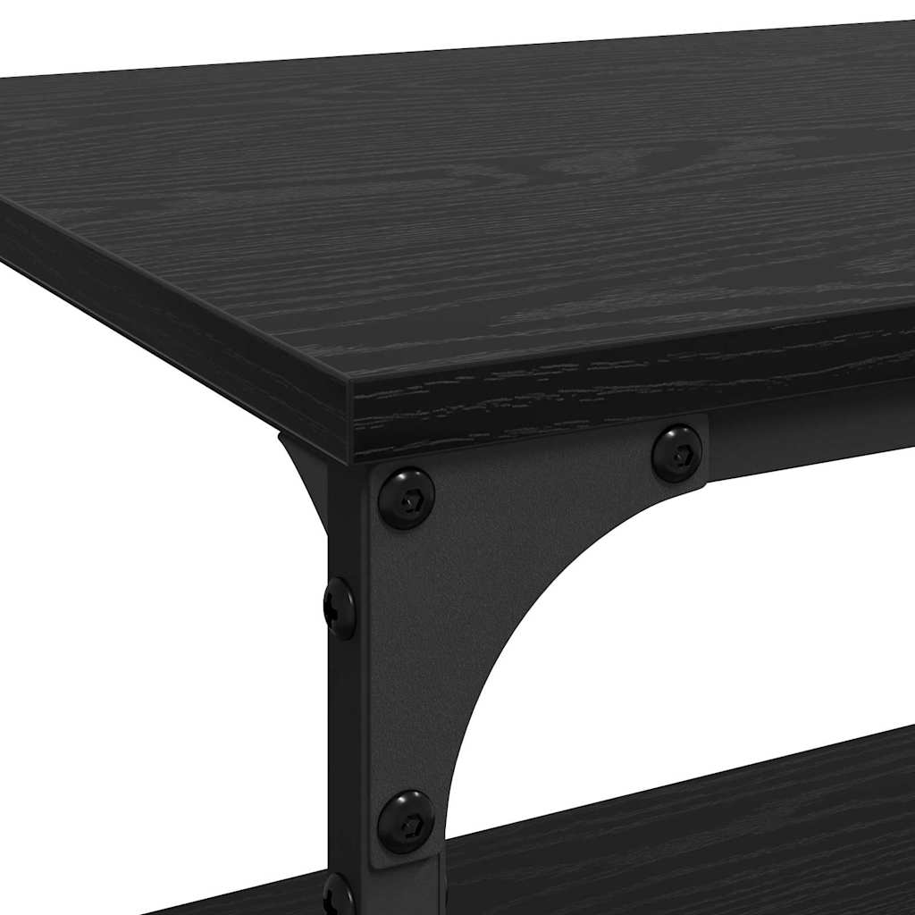 Kuhinjski kolica Crni hrast 60 x 41 x 76 cm Konstruirano drvo