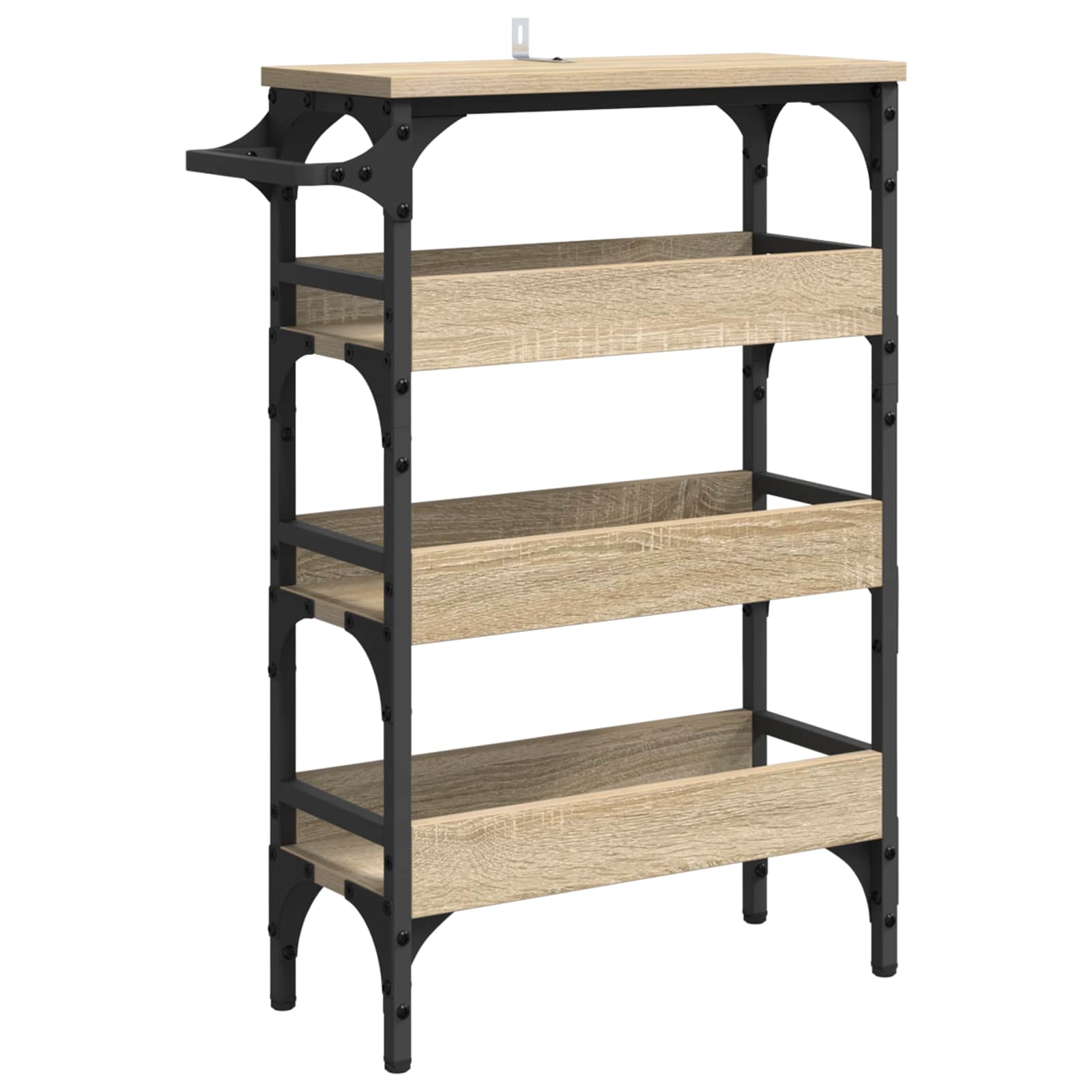 Kuhinjski kolica Sonoma hrast 53 x 20 x 76 cm Konstruirano drvo
