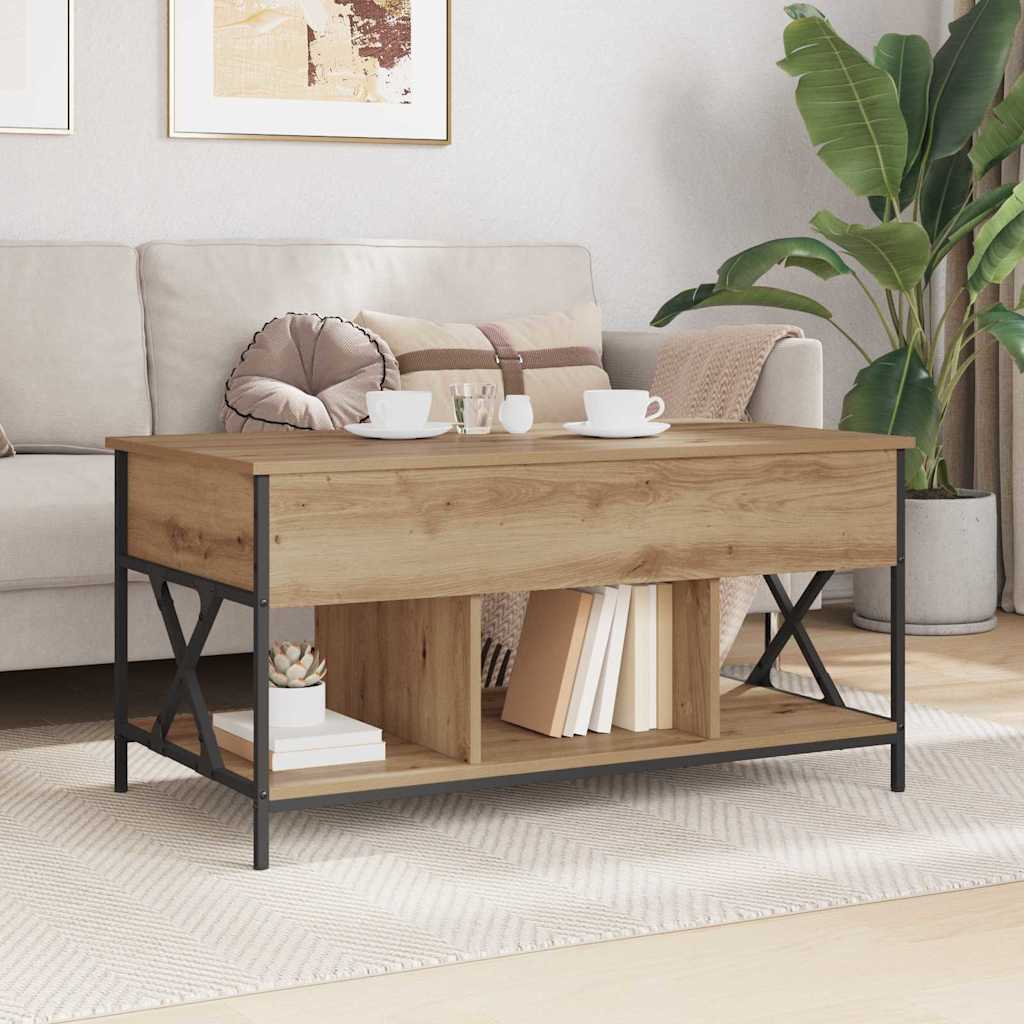 Kava Stol Umjetnički hrast 100 x 55 x 48.5 cm Konstruirano drvo
