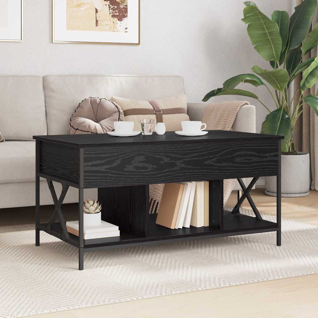 Kava Stol Crni hrast 100 x 55 x 48.5 cm Konstruirano drvo