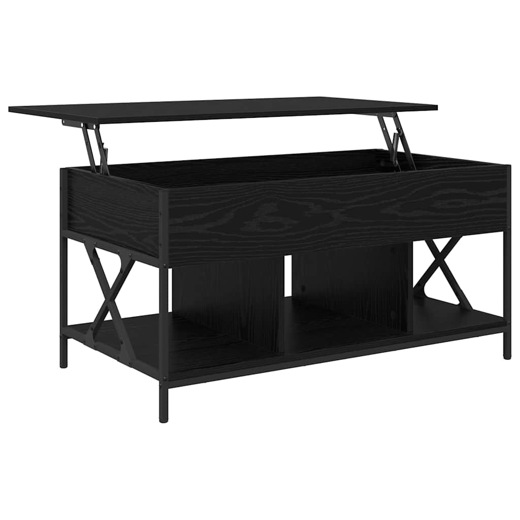 Kava Stol Crni hrast 100 x 55 x 48.5 cm Konstruirano drvo