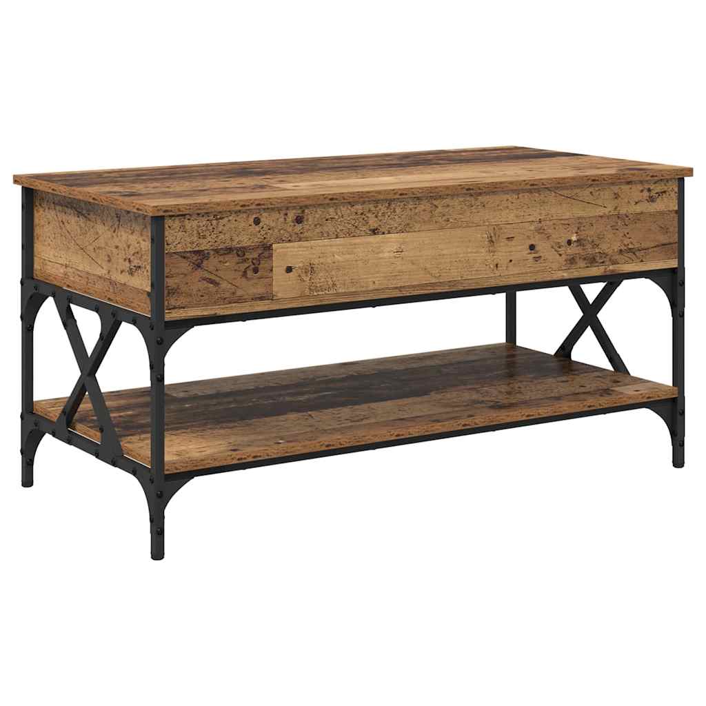 Kava Stol Staro drvo 100 x 50 x 50 cm Konstruirano drvo