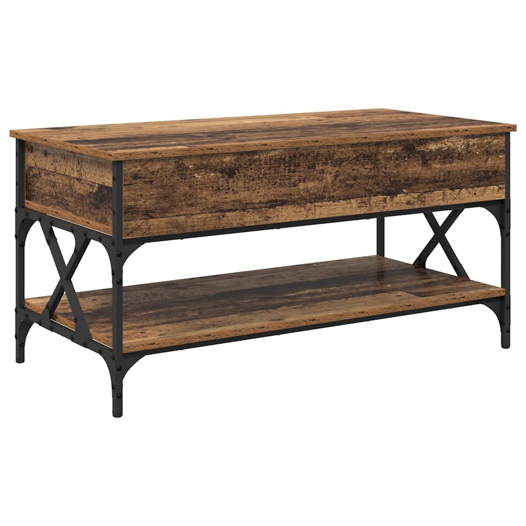 Kava Stol Staro drvo 100 x 50 x 50 cm Konstruirano drvo