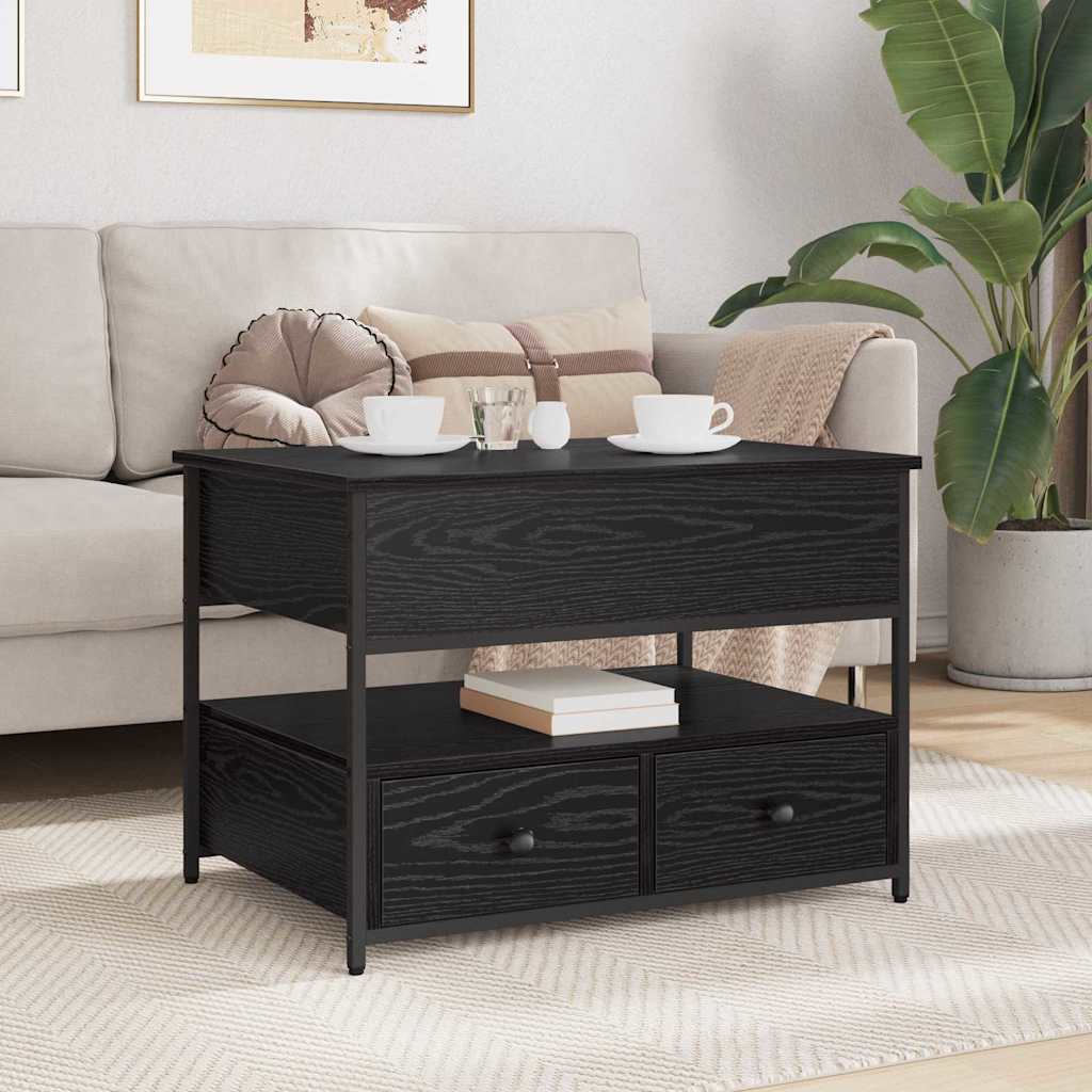 Kava Stol Crni hrast 70 x 50 x 54.5 cm Konstruirano drvo