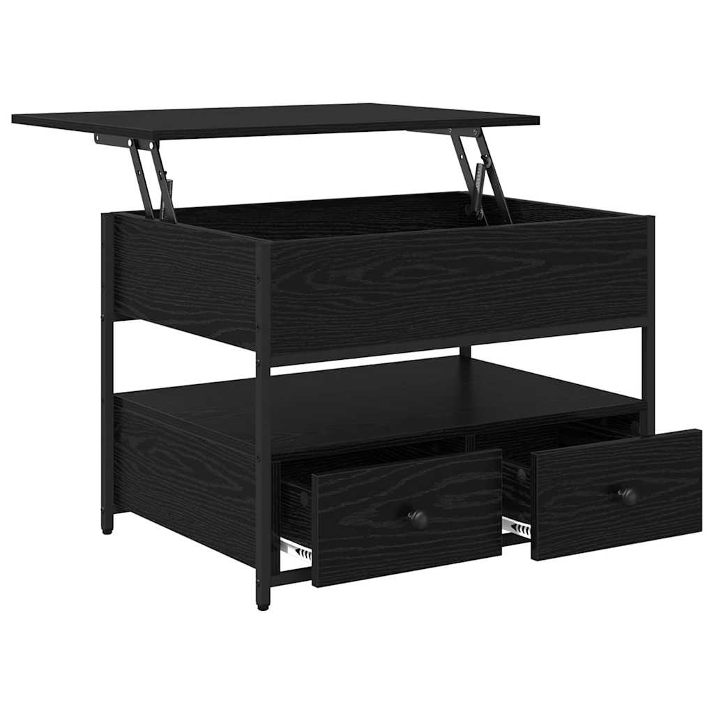 Kava Stol Crni hrast 70 x 50 x 54.5 cm Konstruirano drvo