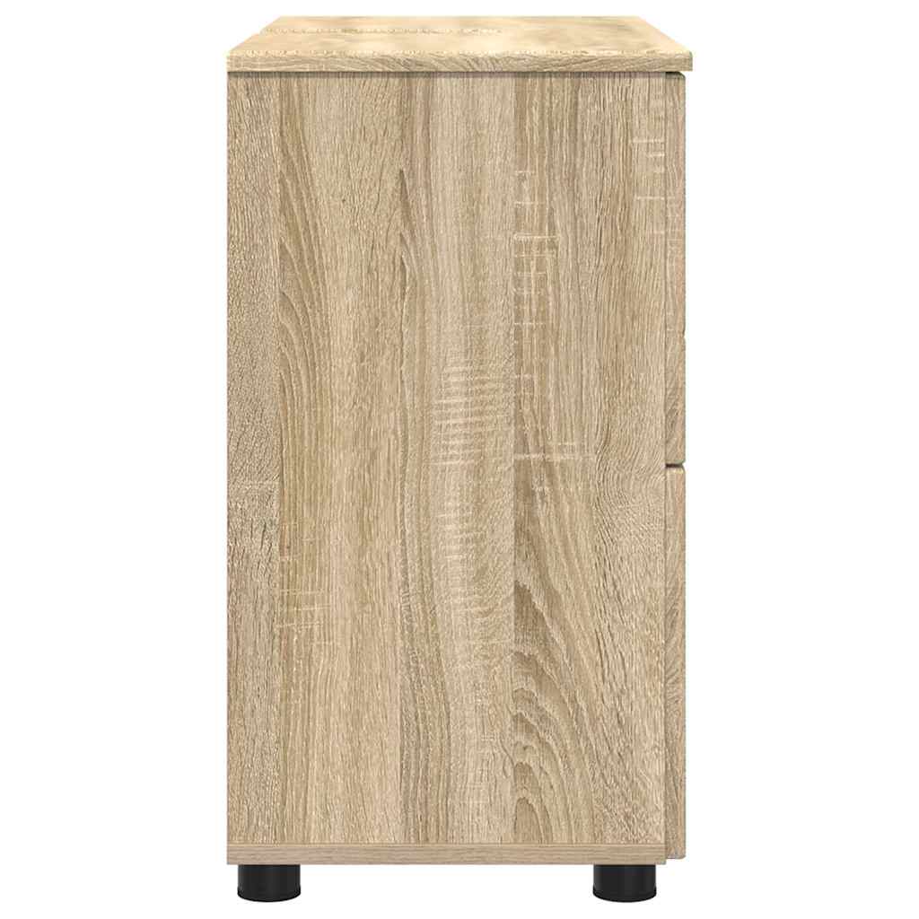 Kupaonski ormar s ladicama Sonoma hrast 76,5 x 35 x 64 cm