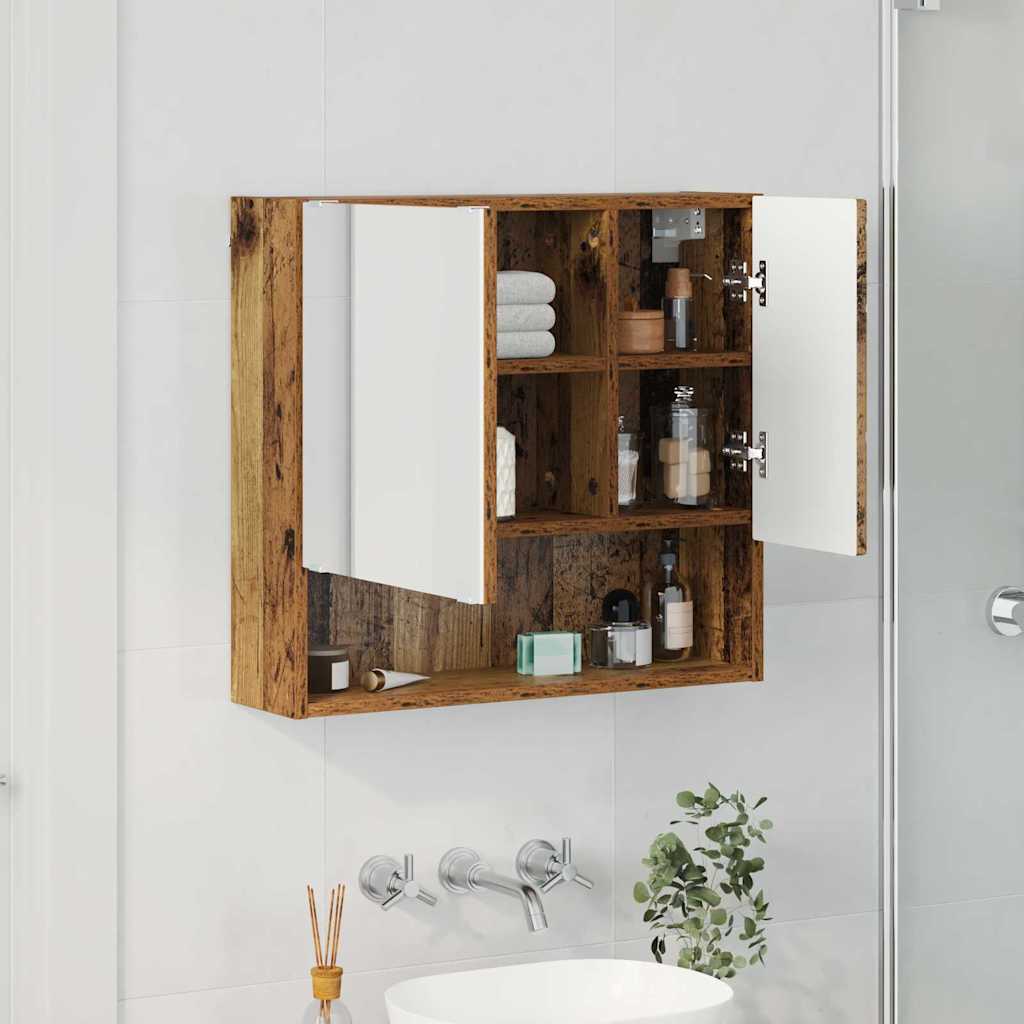 Ogledalo ormar Staro drvo 59 x 17 x 55 cm Konstruirano drvo
