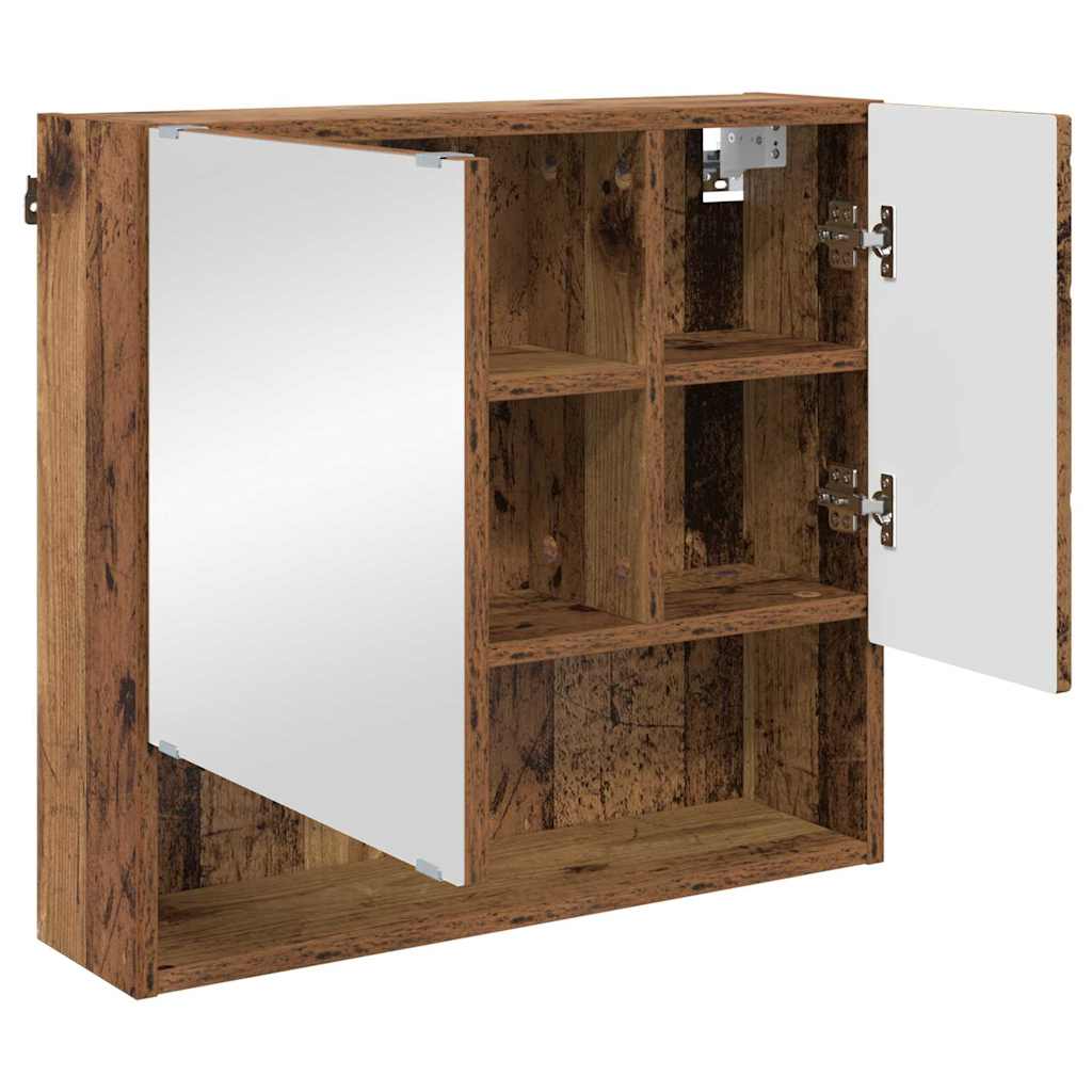Ogledalo ormar Staro drvo 59 x 17 x 55 cm Konstruirano drvo