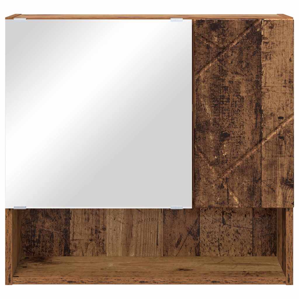 Ogledalo ormar Staro drvo 59 x 17 x 55 cm Konstruirano drvo