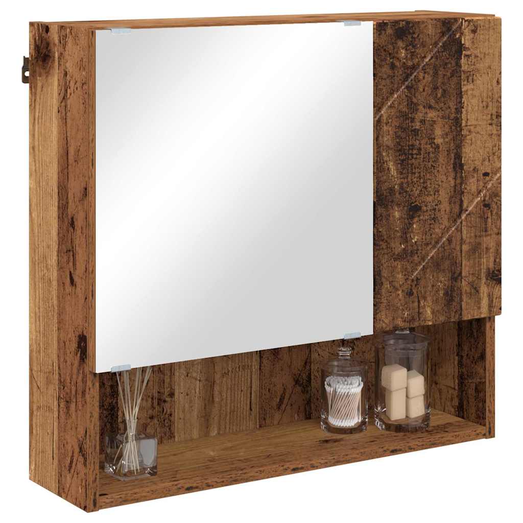 Ogledalo ormar Staro drvo 59 x 17 x 55 cm Konstruirano drvo