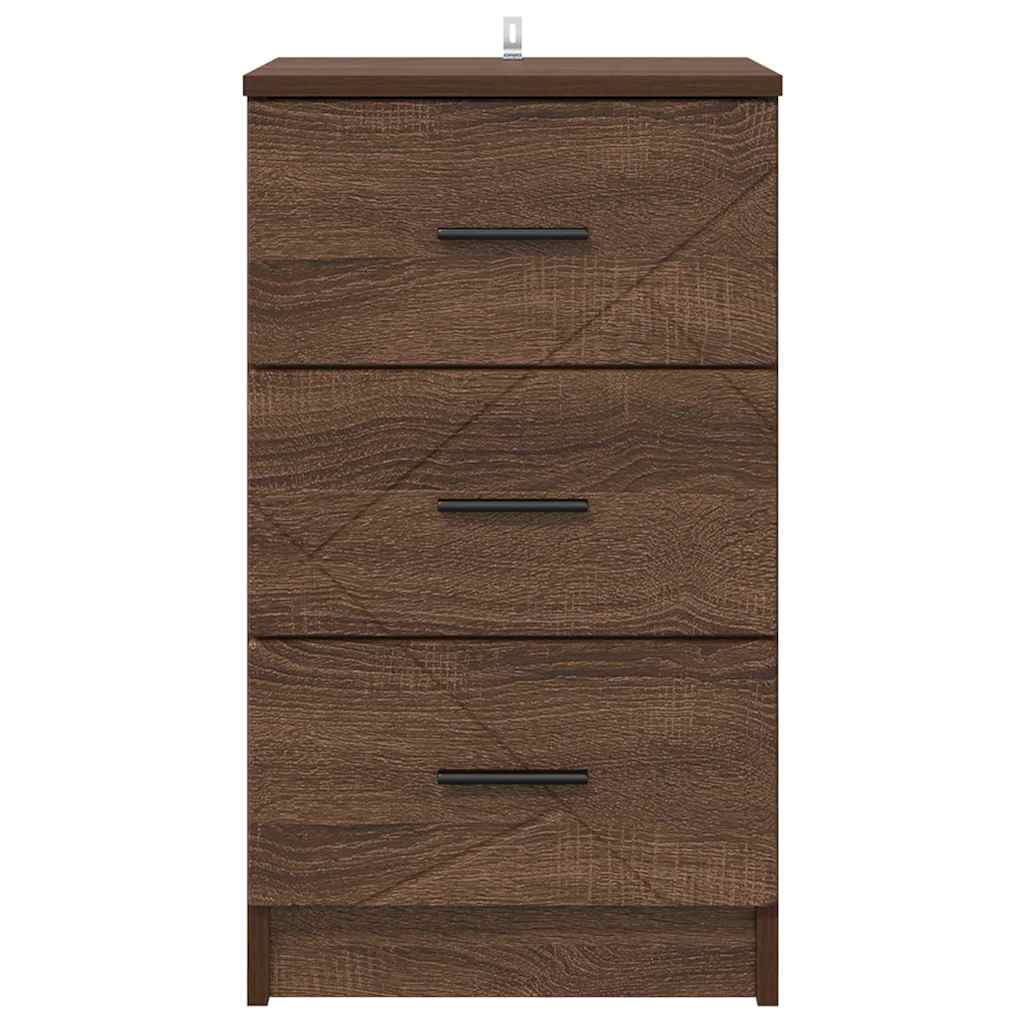 Noćni ormar Smeđi hrast 38 x 38 x 66 cm Konstruirano drvo