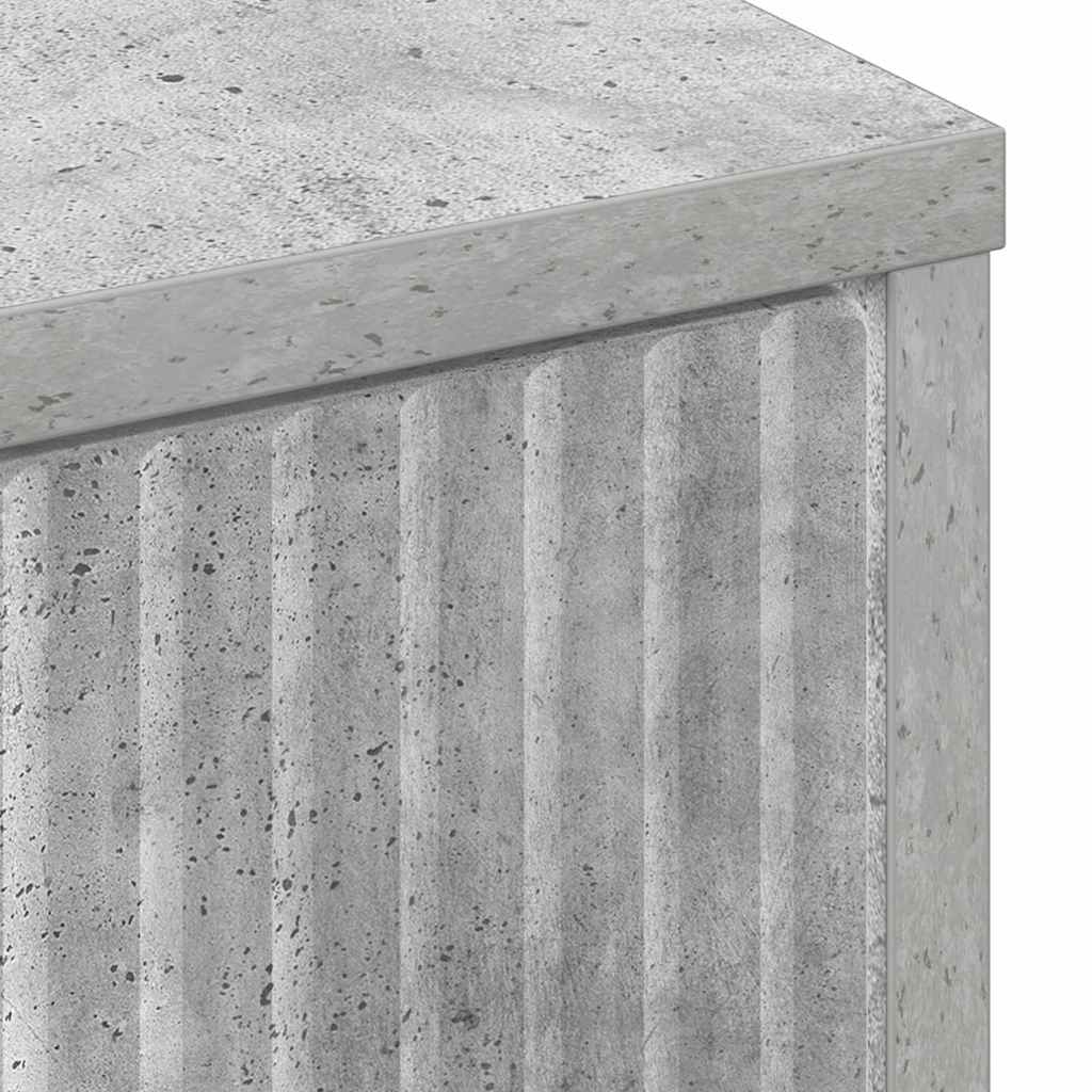 Kupaonski ormar s ladicama Betonski sivi 39,5 x 36 x 88 cm