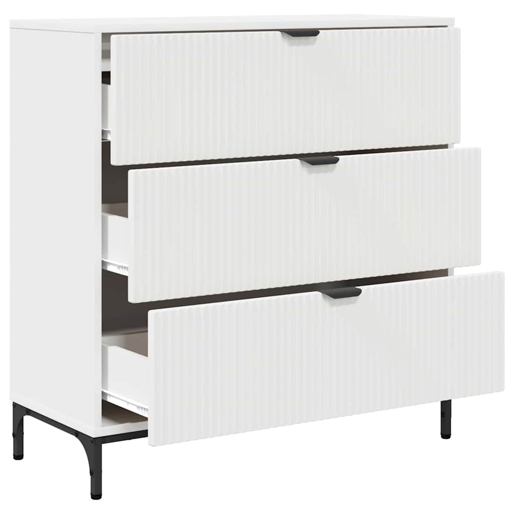 Kreveta s ladicama Bijelo 79,5 x 33 x 82 cm Konstruirano drvo