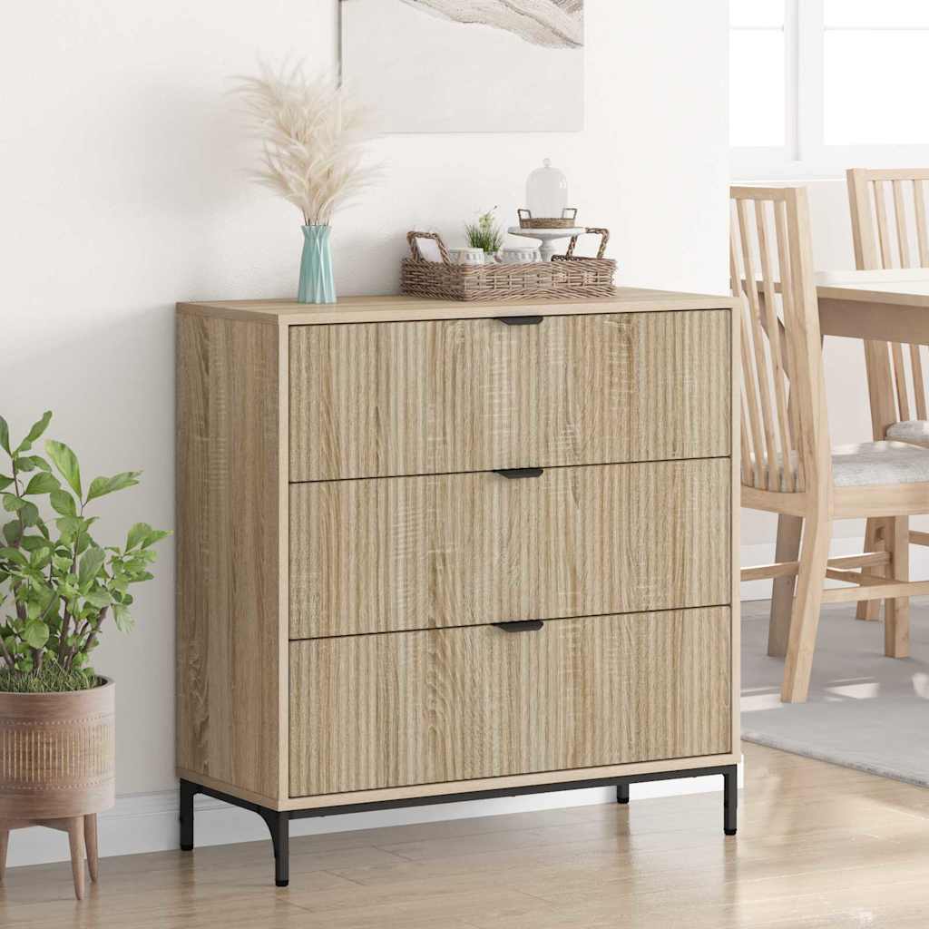 Kreveta Sonoma hrast 79,5 x 33 x 82 cm Konstruirano drvo