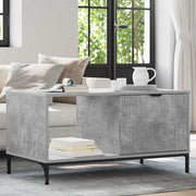 Kava Stol Betonski sivi 90 x 49 x 46 cm Konstruirano drvo