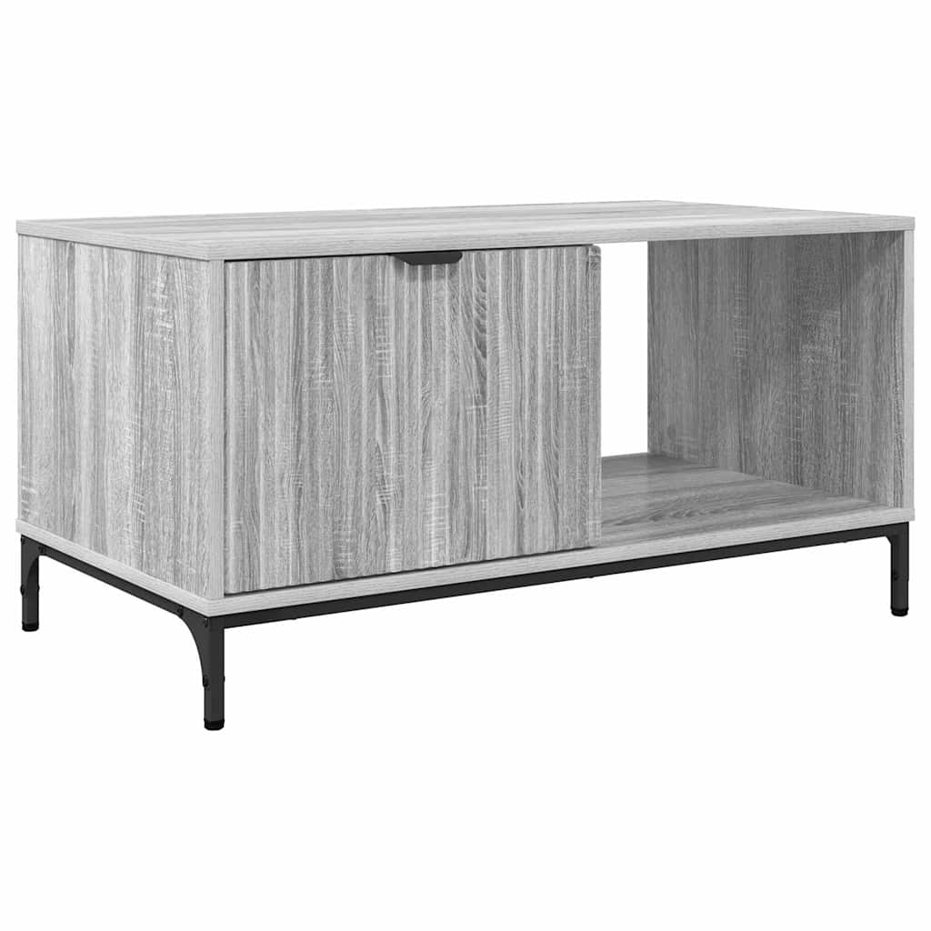 Kava Stol Siva Sonoma 90 x 49 x 46 cm Konstruirano drvo