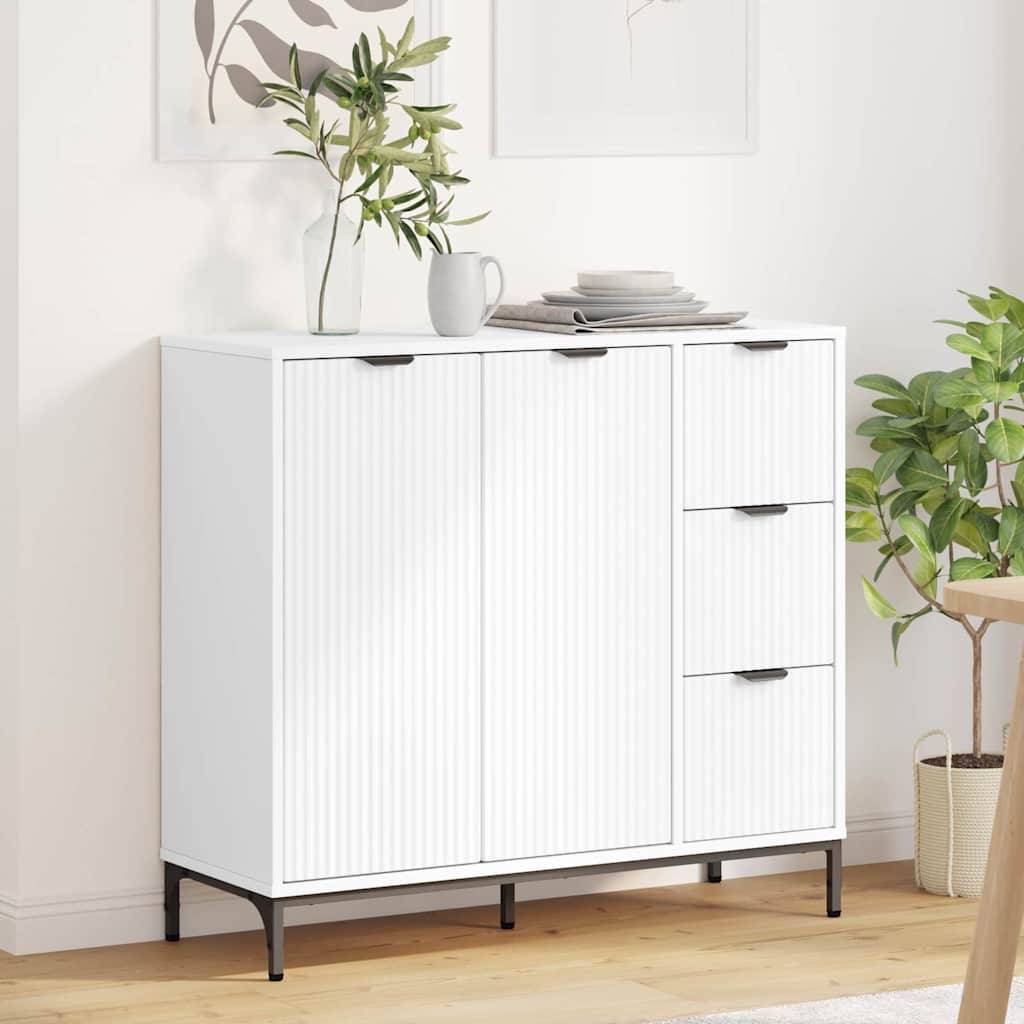 Kreveta s ladicama Bijelo 89,5 x 33 x 82 cm Konstruirano drvo