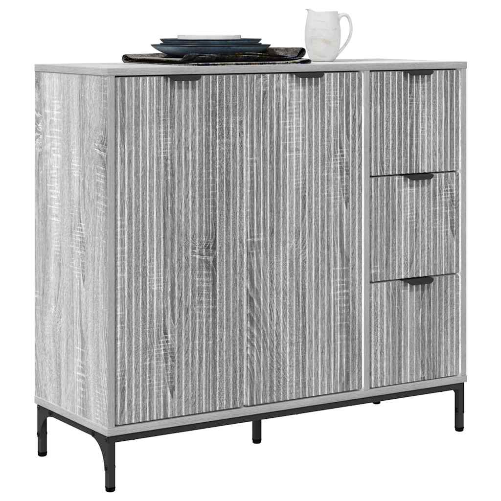 Kreveta Siva Sonoma 89,5 x 33 x 82 cm Konstruirano drvo