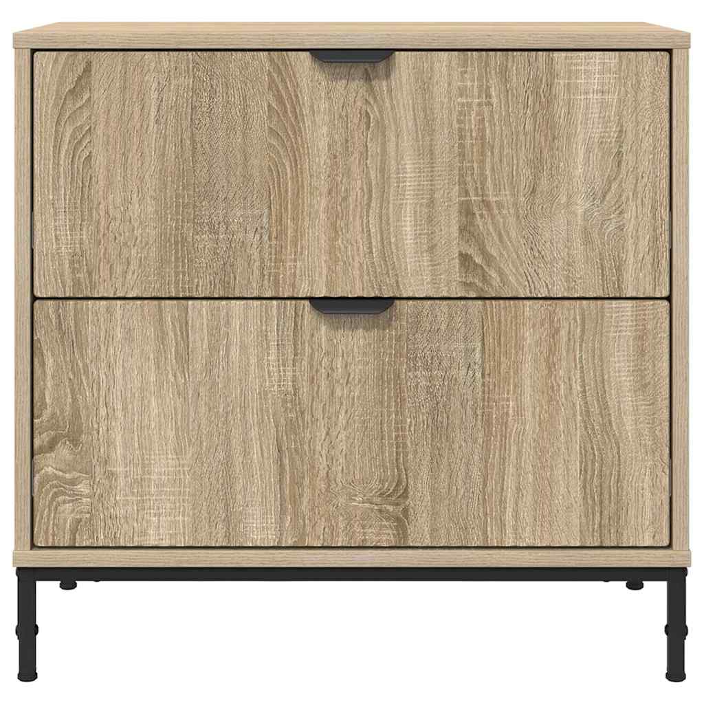 Noćni ormarić sonoma hrast 63.5 x 36 x 61 cm Konstruirano drvo