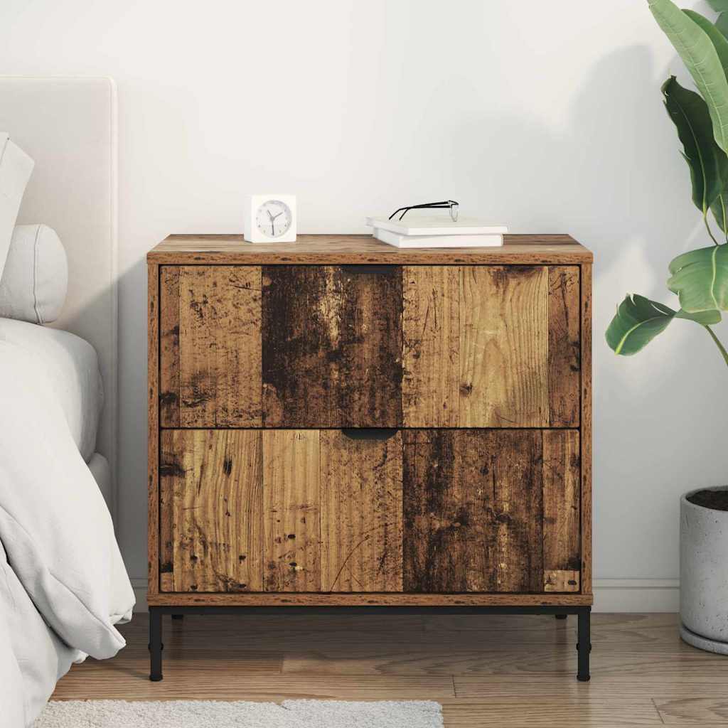 Noćni ormarić Staro drvo 63.5 x 36 x 61 cm Konstruirano drvo