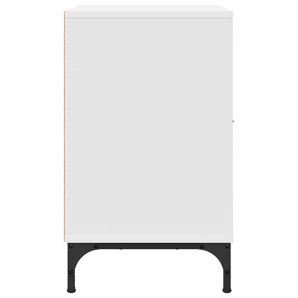 Noćni ormar 2 pcs Bijelo 49 x 36 x 61 cm Konstruirano drvo