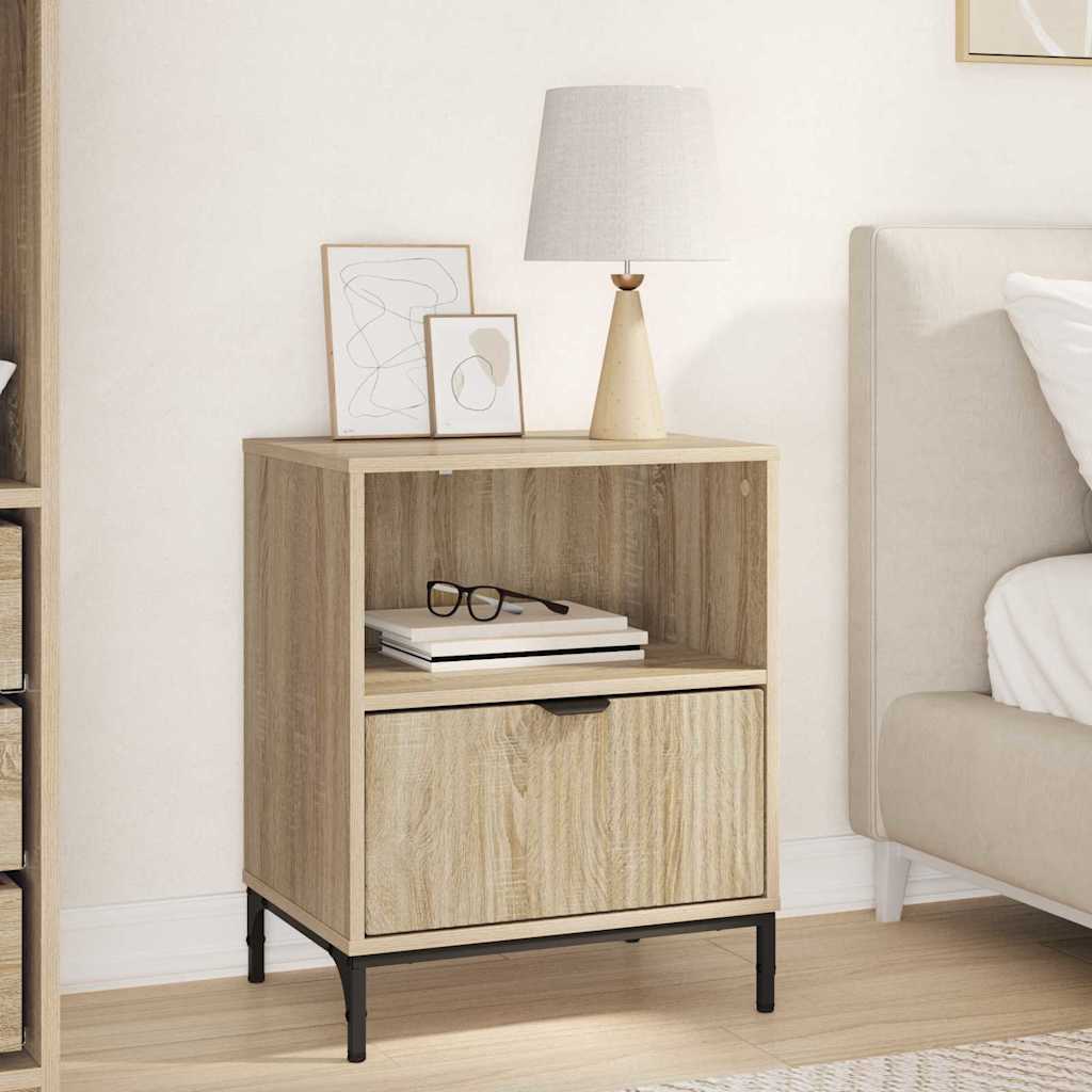 Noćni ormar sonoma hrast 49 x 36 x 61 cm Konstruirano drvo