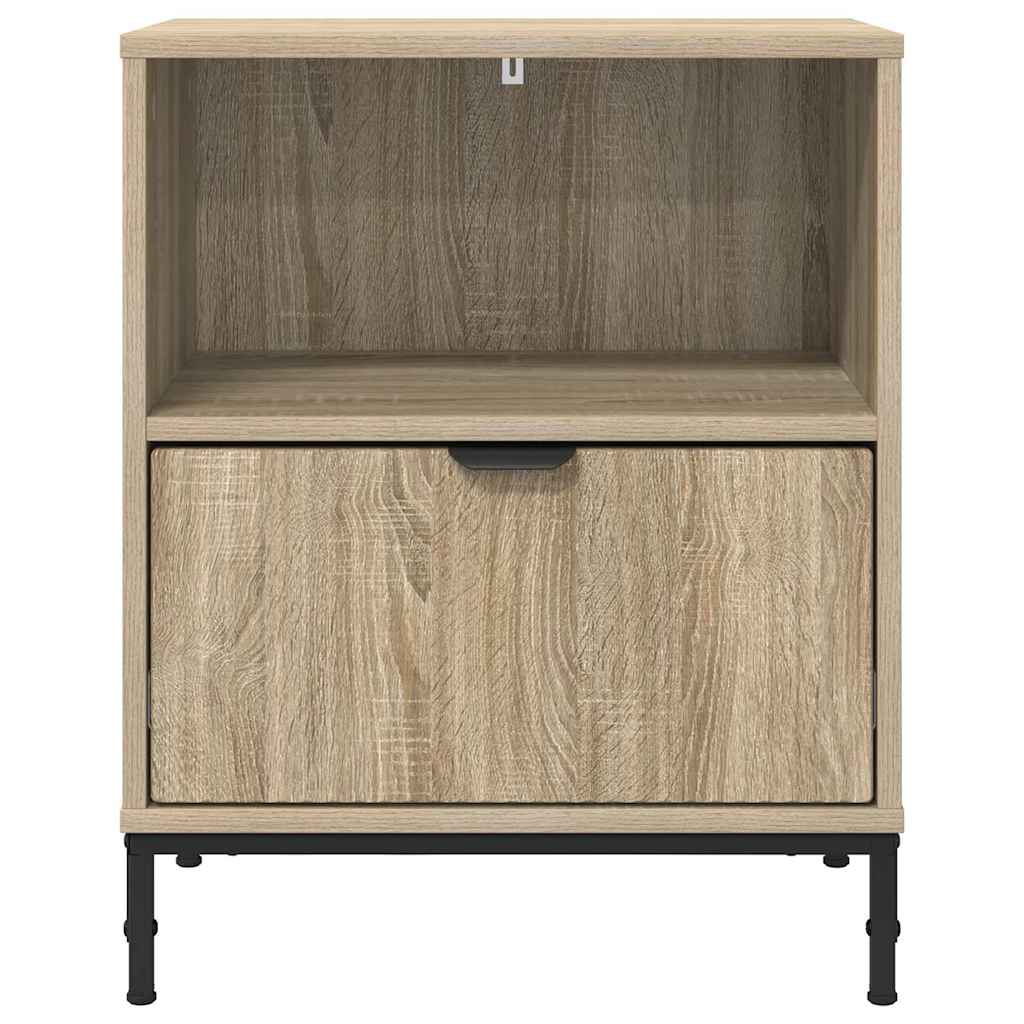 Noćni ormar s ladicama 2 pcs sonoma hrast 49 x 36 x 61 cm